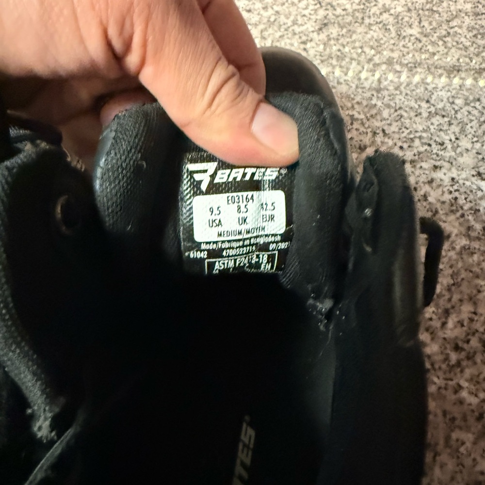 Bates black boots - Picture 6 of 6